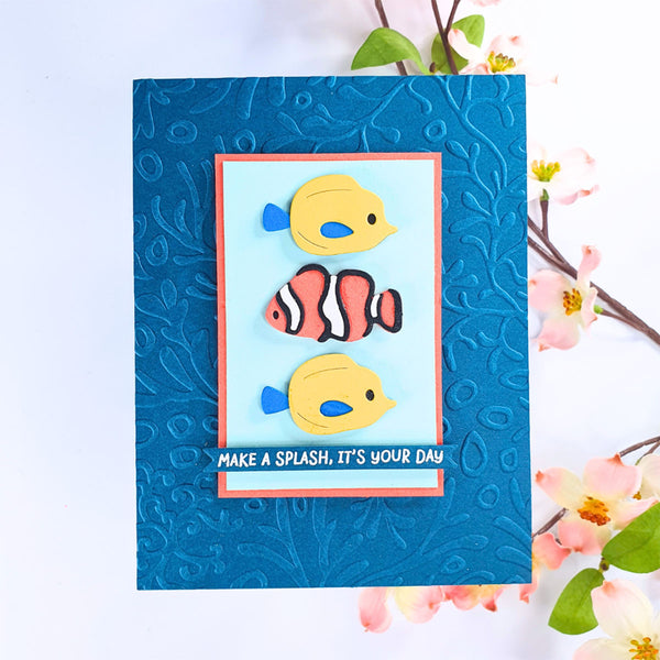 Coral Impression - Embossing Folder of the Month