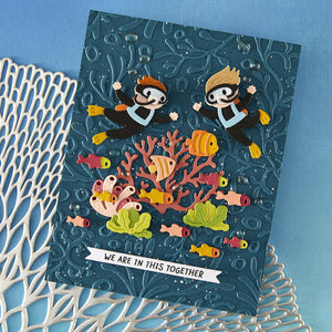 Coral Impression - Embossing Folder of the Month