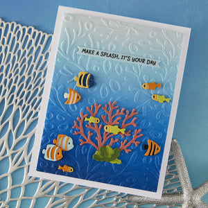 Coral Impression - Embossing Folder of the Month