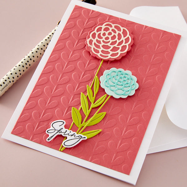 Spring Stripes - Embossing Folder of the Month
