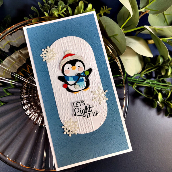 Snuggly Knit Embossing Folder of the Month - card project 8