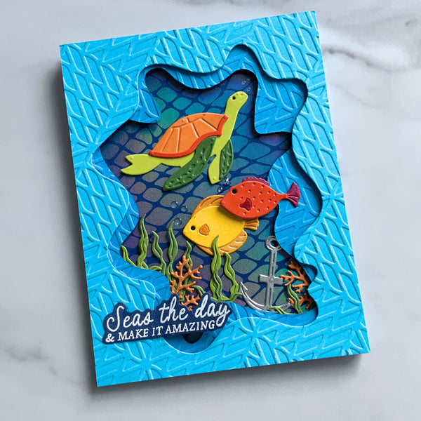 Mariner's Weave - Embossing Folder of the Month