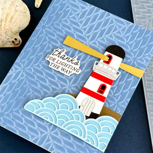 Mariner's Weave - Embossing Folder of the Month