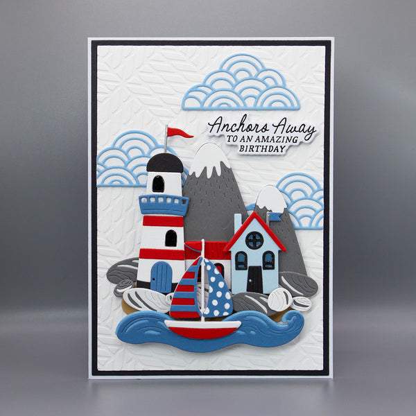 Mariner's Weave - Embossing Folder of the Month