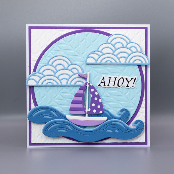 Mariner's Weave - Embossing Folder of the Month
