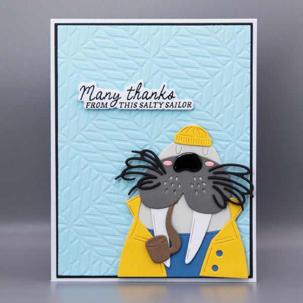 Mariner's Weave - Embossing Folder of the Month