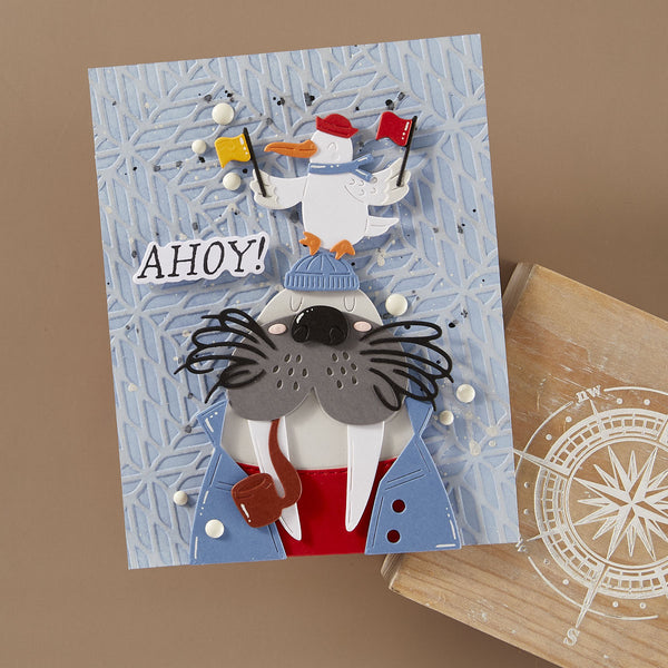Mariner's Weave - Embossing Folder of the Month