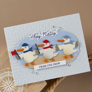 Mariner's Weave - Embossing Folder of the Month