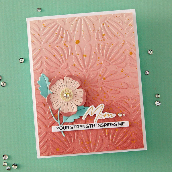 Mosaic Memories -  Embossing Folder of the Month