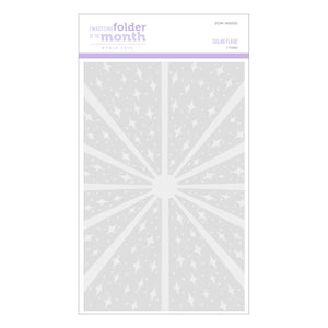 Solar Flare - Embossing Folder of the Month