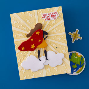 Solar Flare - Embossing Folder of the Month