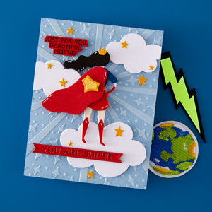 Solar Flare - Embossing Folder of the Month
