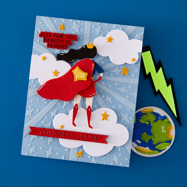 Solar Flare - Embossing Folder of the Month