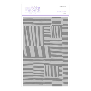 Abstract Study -  Embossing Folder of the Month