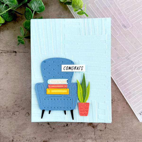Abstract Study -  Embossing Folder of the Month