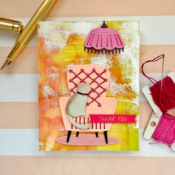 Abstract Study -  Embossing Folder of the Month
