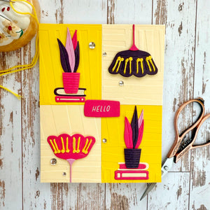 Abstract Study -  Embossing Folder of the Month