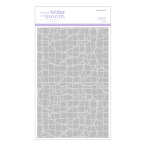 Poolside - Embossing Folder of the Month