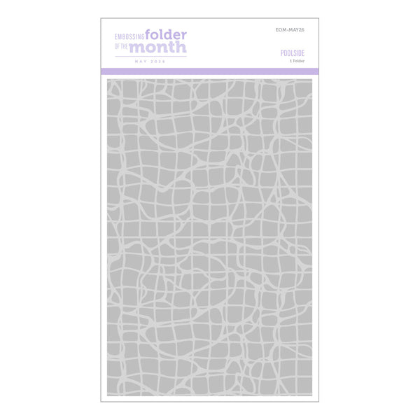 Poolside - Embossing Folder of the Month