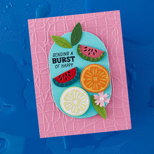 Poolside - Embossing Folder of the Month