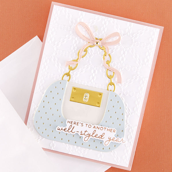 Luxe Lattice- Embossing Folder of the Month