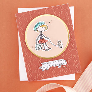 Luxe Lattice- Embossing Folder of the Month