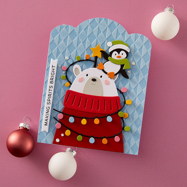 Checkered Argyle  - Embossing Folder of the Month