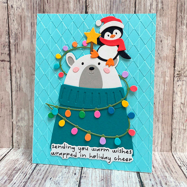 Checkered Argyle  - Embossing Folder of the Month