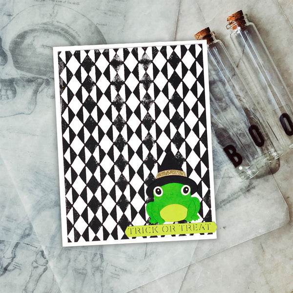 Checkered Argyle  - Embossing Folder of the Month