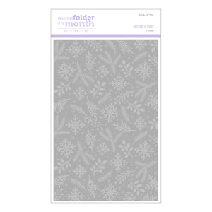 Holiday Flurry - Embossing Folder of the Month