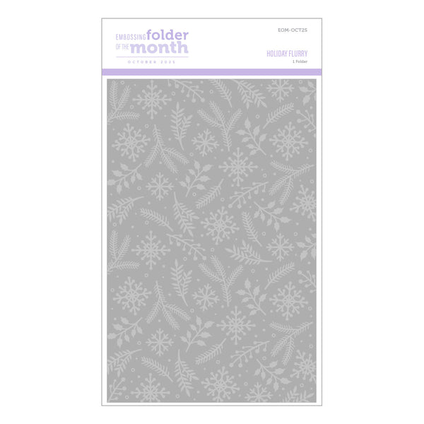 Holiday Flurry - Embossing Folder of the Month