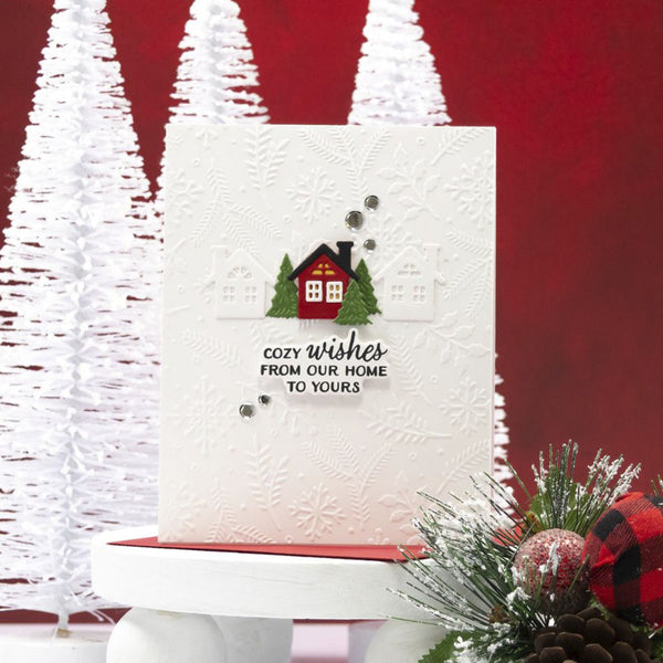 Holiday Flurry - Embossing Folder of the Month