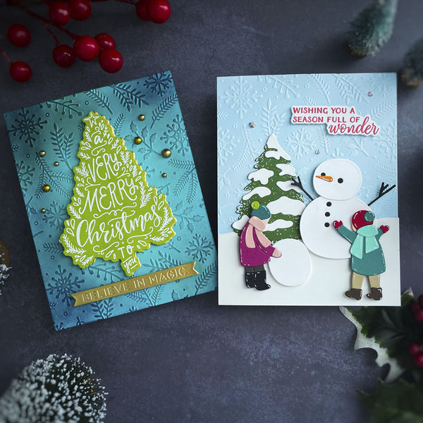 Holiday Flurry - Embossing Folder of the Month