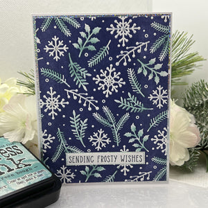 Holiday Flurry - Embossing Folder of the Month