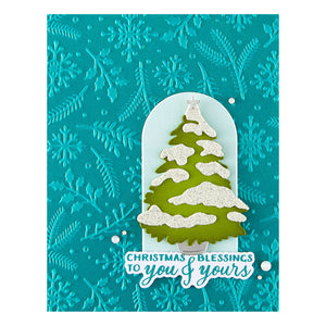 Holiday Flurry - Embossing Folder of the Month