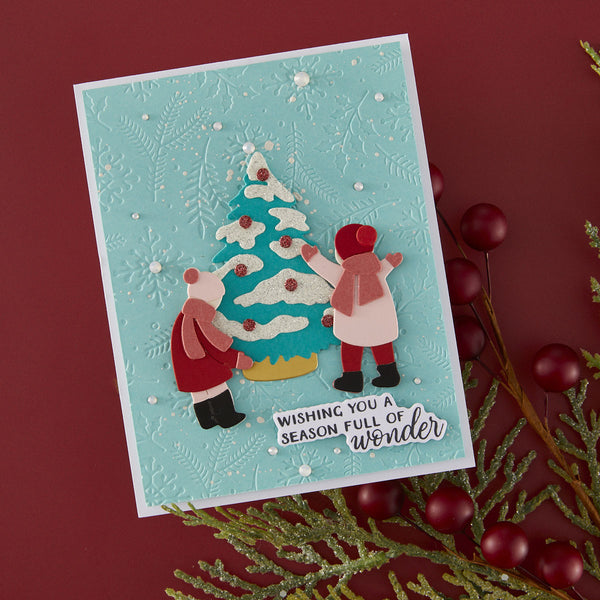 Holiday Flurry - Embossing Folder of the Month