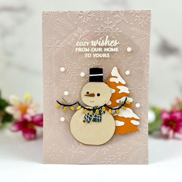 Holiday Flurry - Embossing Folder of the Month