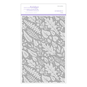 Autumn Breeze - Embossing Folder of the Month