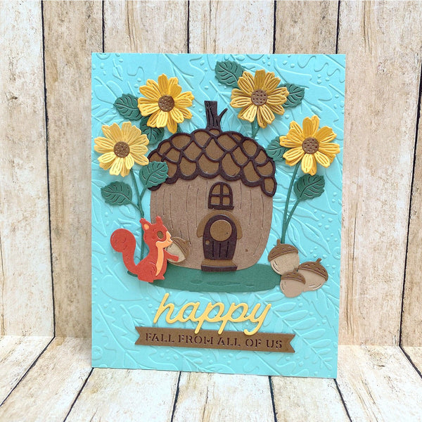Autumn Breeze - Embossing Folder of the Month