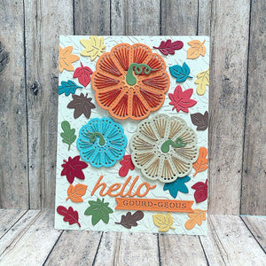 Autumn Breeze - Embossing Folder of the Month