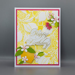 Copperplate Happy Birthday and Everything BetterPress Plate & Die Set by Paul Antonio