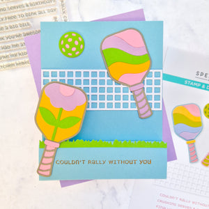 Born to Dink Clear Stamp & Die Set