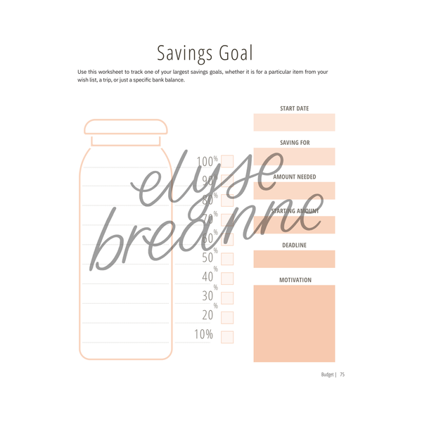 Elyse Breanne Design - On the Bright Side Sticker Journal