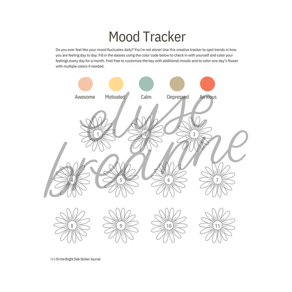 Elyse Breanne Design - On the Bright Side Sticker Journal