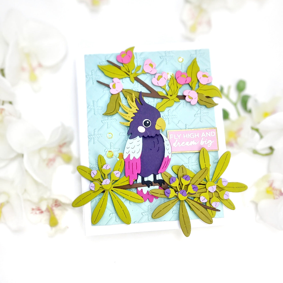 Spread Your Wings Sentiments Clear Stamp Set