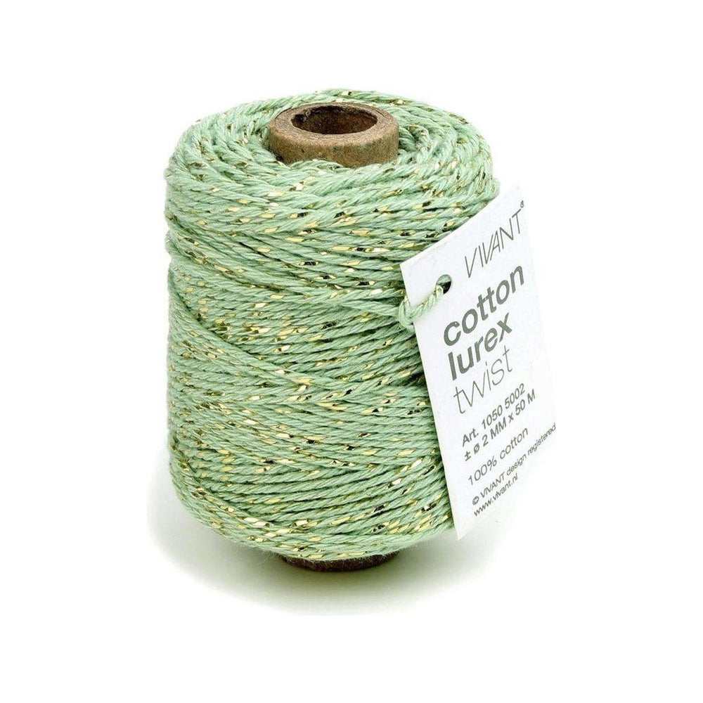 Vivant - Lurex Nile/Light Olive Cotton Cord -54.68 yards