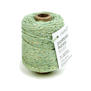 Vivant - Lurex Nile/Light Olive Cotton Cord -54.68 yards