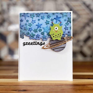 Starry Night 3D Emboss & Cut Folder by Simon Hurley