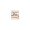 Happy Anniversary Woodblock Stamp