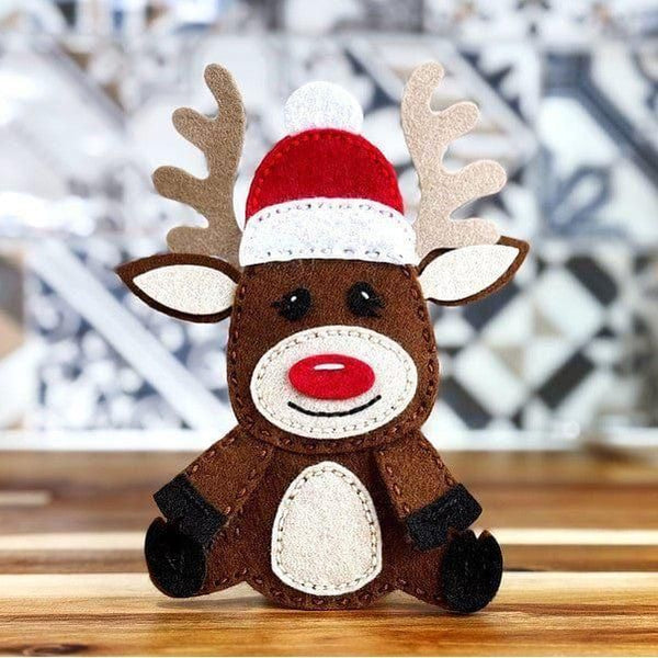 Felt Reindeer Etched Dies by Nichol Spohr
